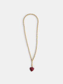 Roxanne Assoulin Mini Puffy Heart Necklace