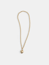 Roxanne Assoulin Mini Puffy Heart Necklace