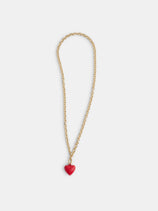 Roxanne Assoulin Mini Puffy Heart Necklace