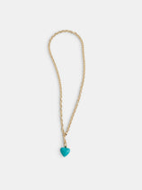 Roxanne Assoulin Mini Puffy Heart Necklace