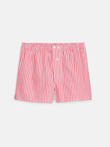 Schostal Boxer Shorts In Red Stripe