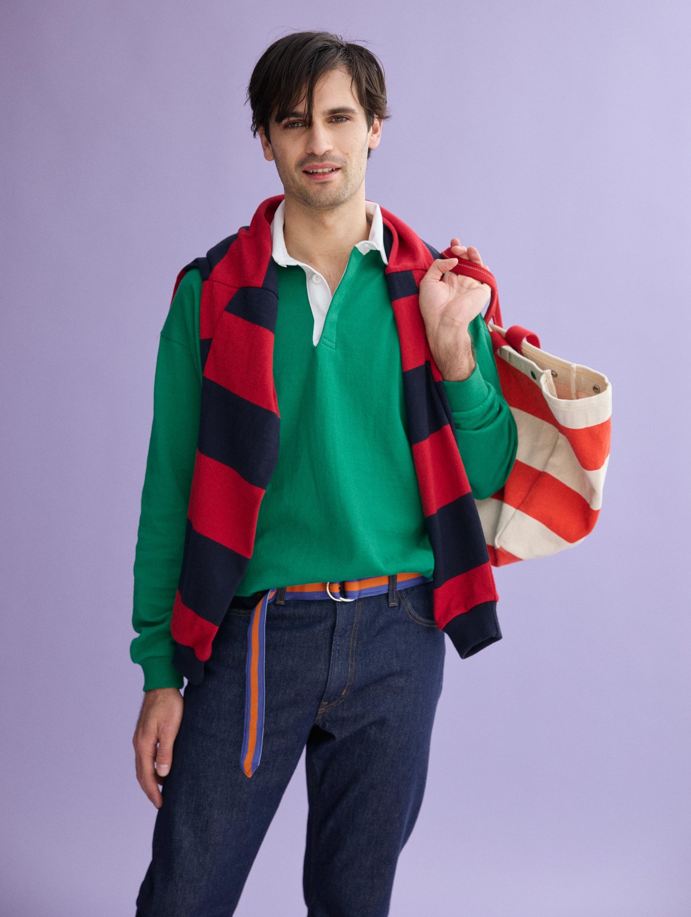 J.Press x Alex Mill D-Ring Belt