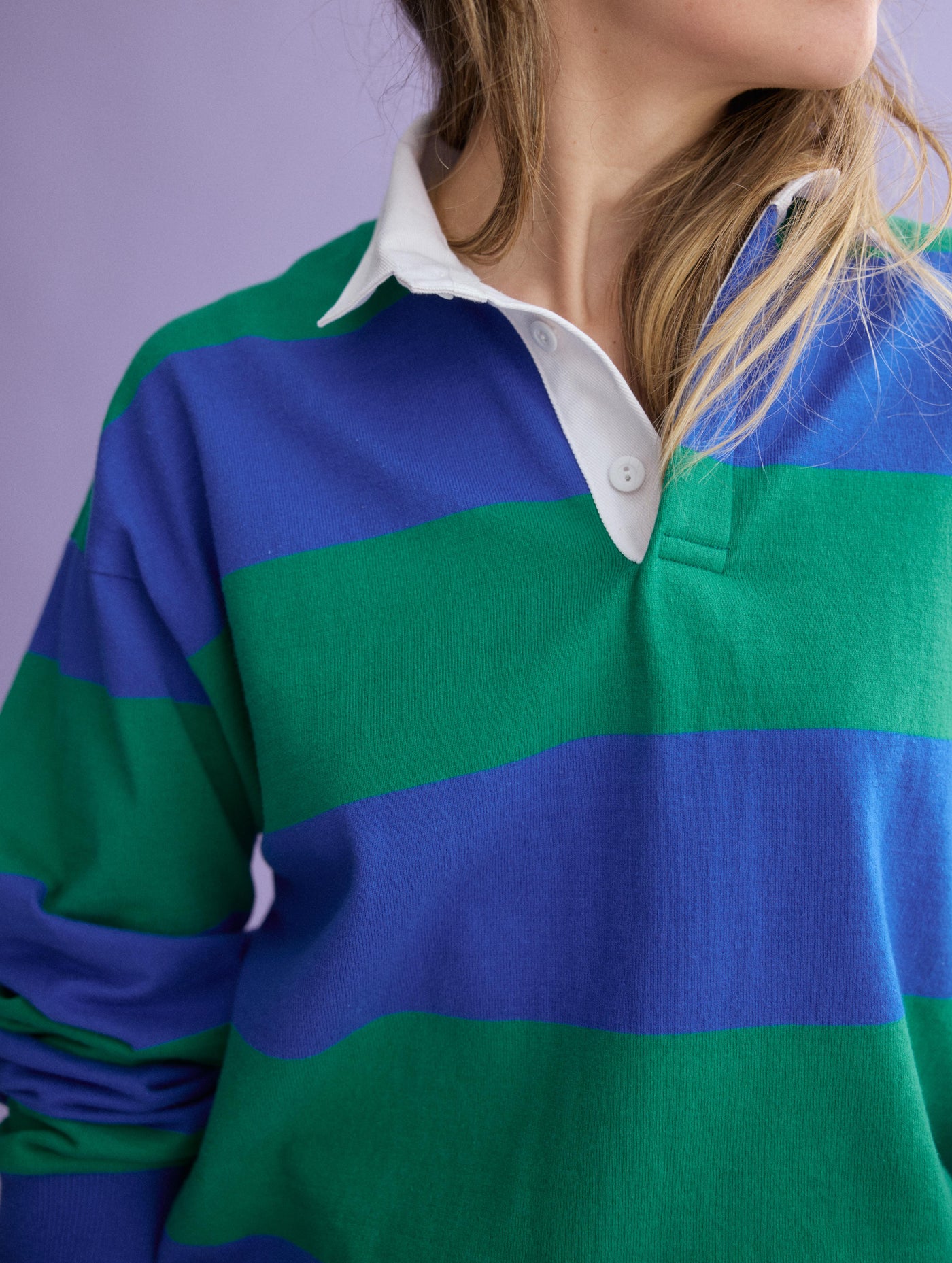 J.Press x Alex Mill Rugby Striped Shirt In Cotton