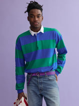 J.Press x Alex Mill Rugby Striped Shirt In Cotton