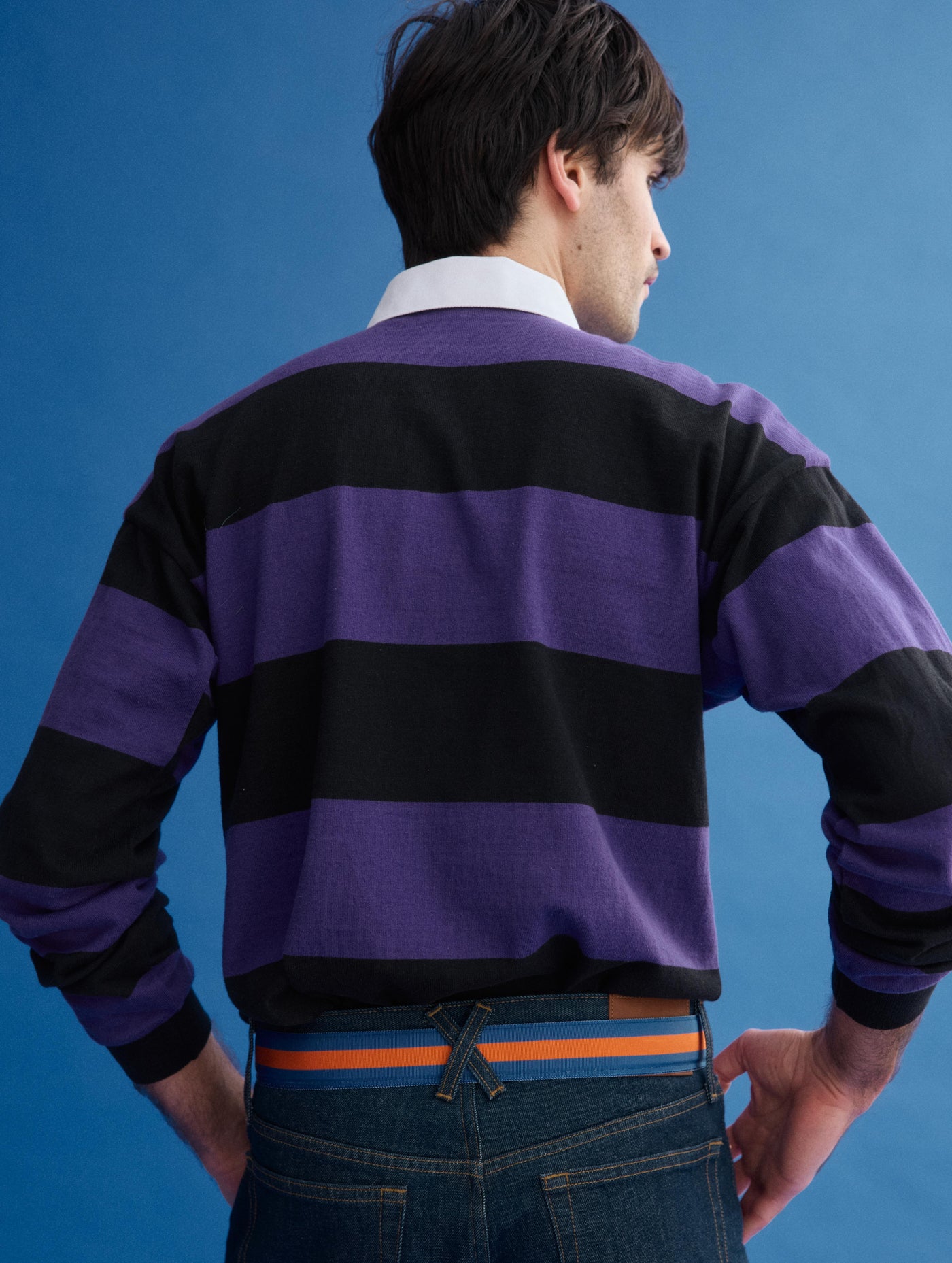 J.Press x Alex Mill Rugby Striped Shirt In Cotton