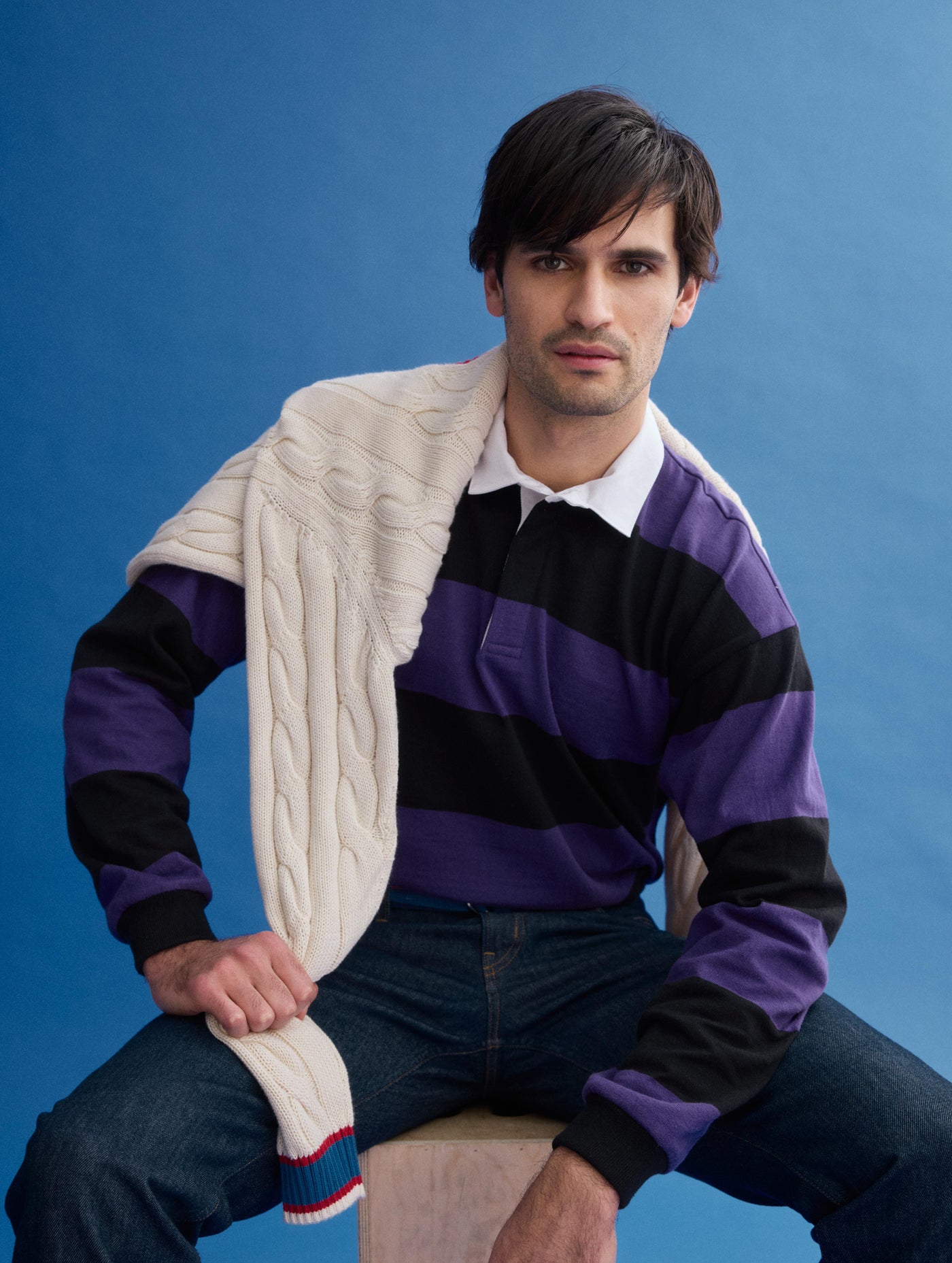 J.Press x Alex Mill Rugby Striped Shirt In Cotton
