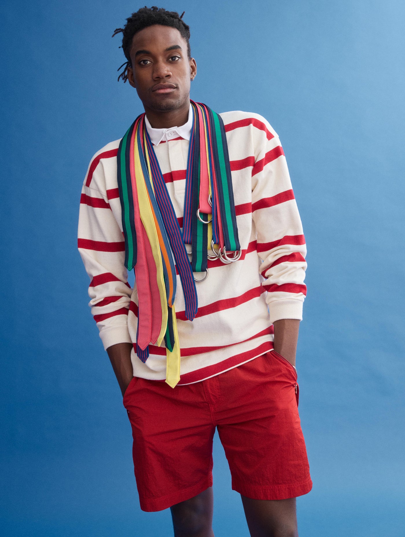 J.Press x Alex Mill Rugby Striped Shirt In Cotton