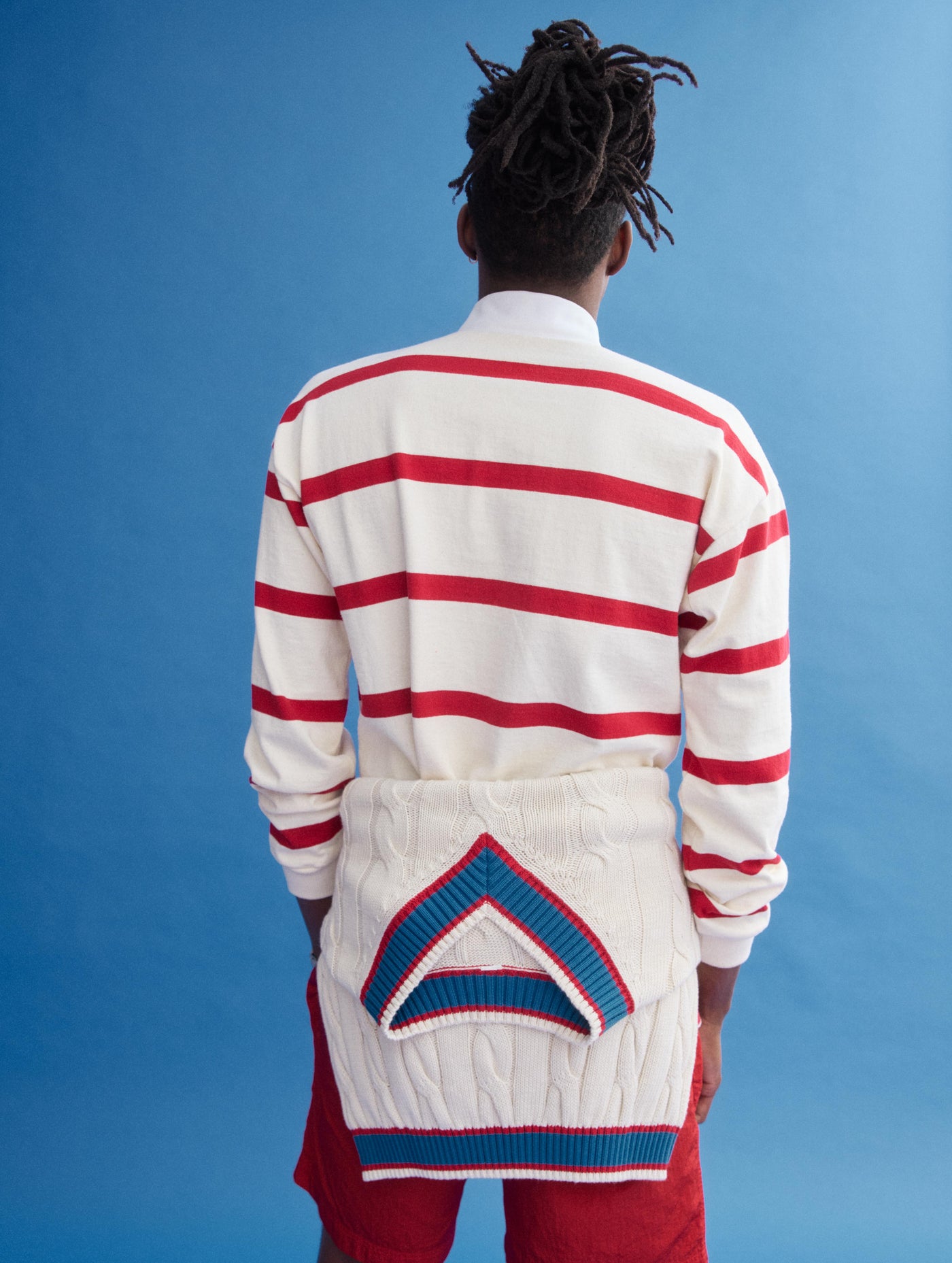 J.Press x Alex Mill Rugby Striped Shirt In Cotton