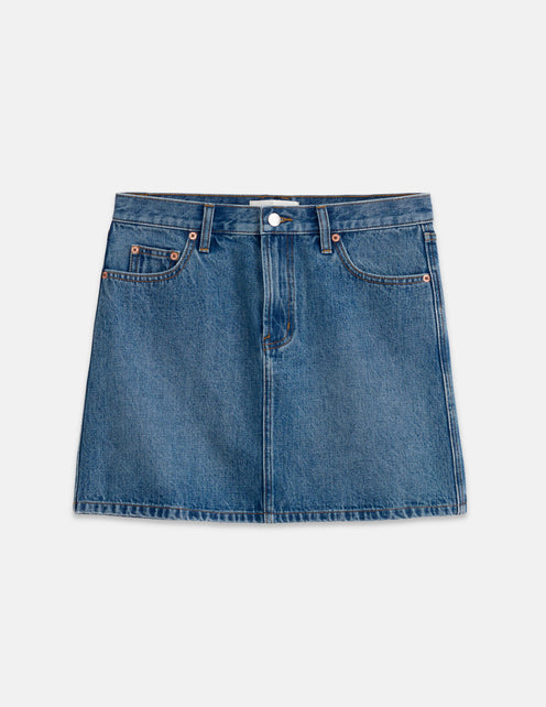 Andie Mini Skirt in Denim