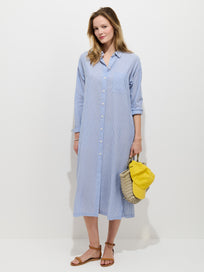 Kerry Shirtdress In Seersucker