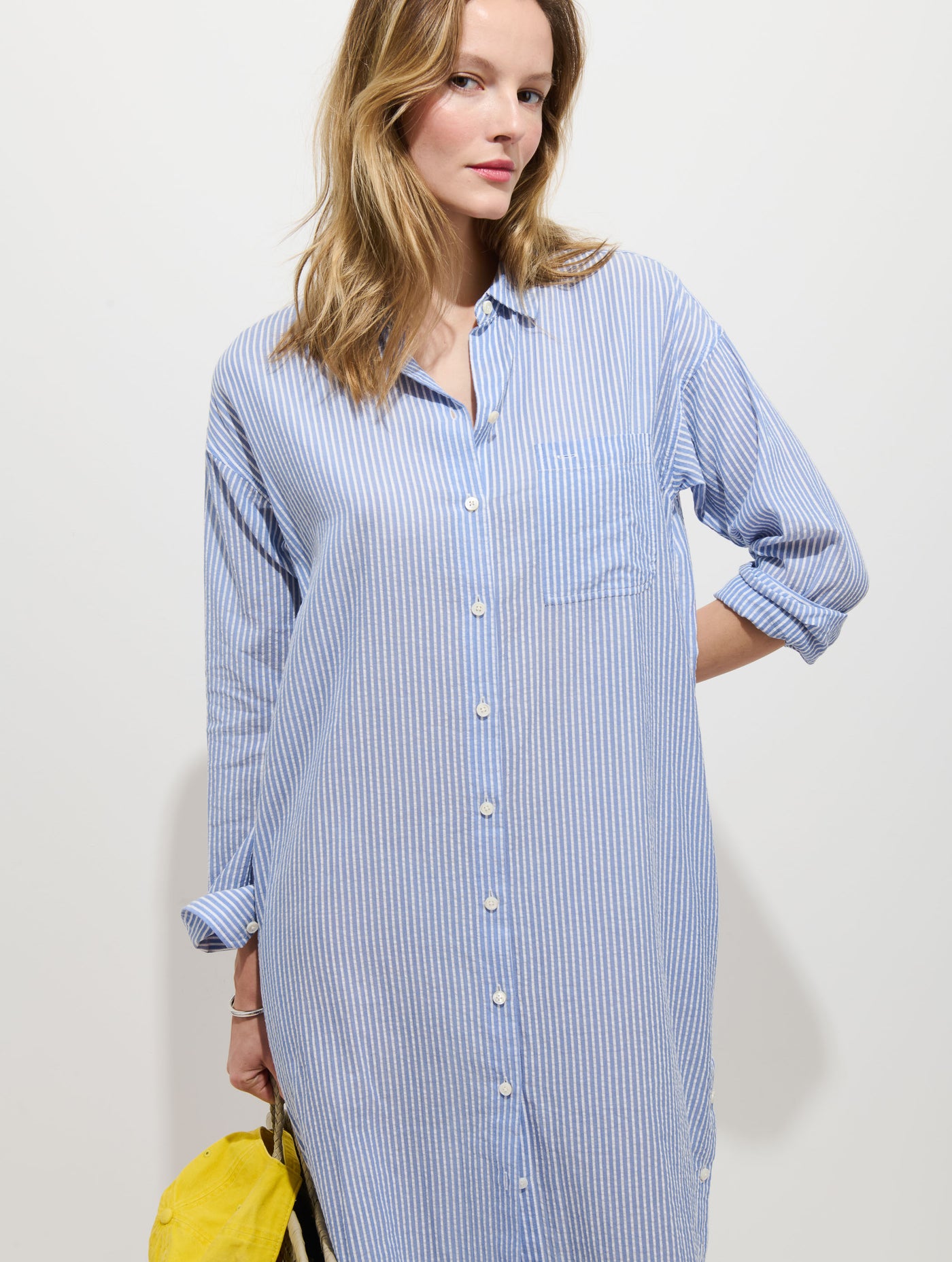 Kerry Shirtdress In Seersucker