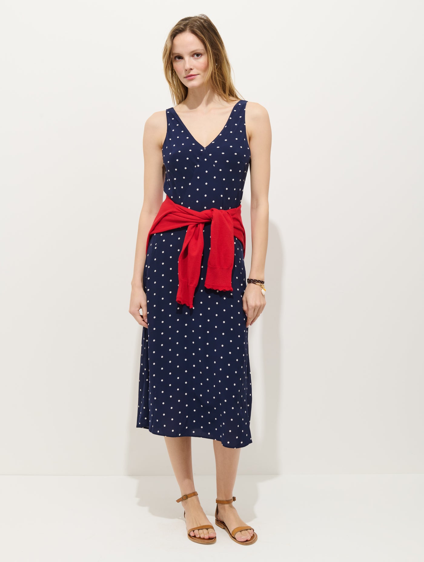 Flora Dress In Polka Dot
