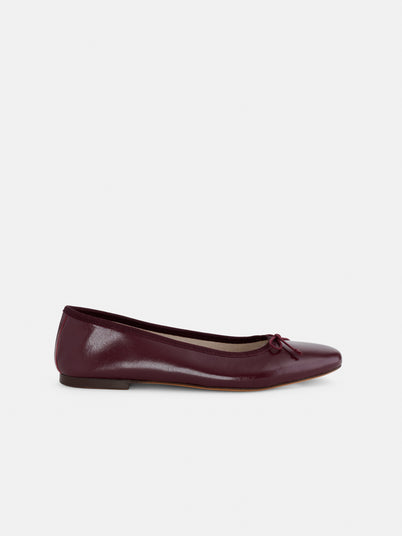 Prince Street Ballet Flat in Leather
