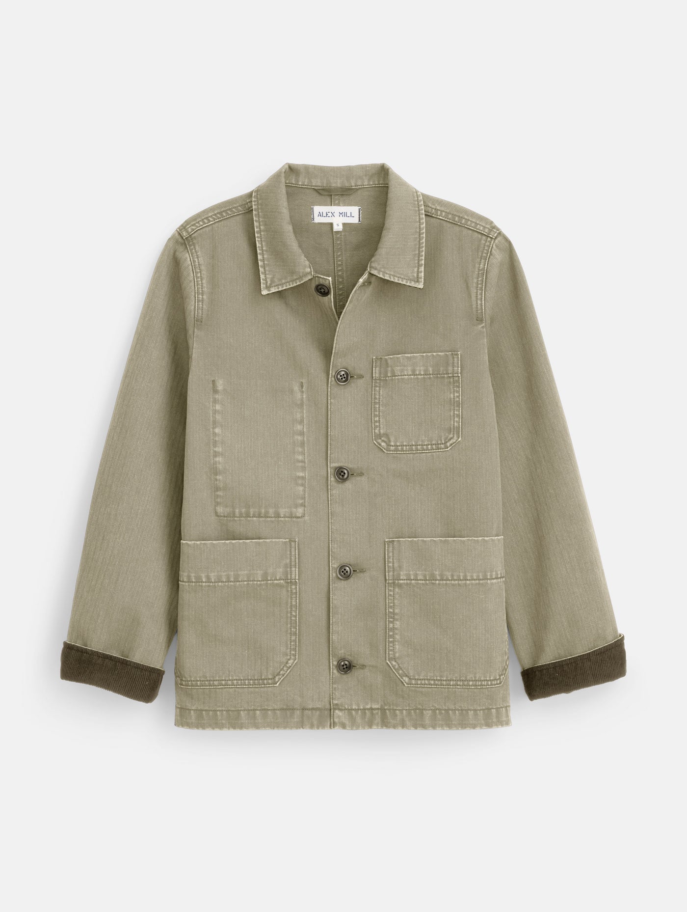 Britt Work Jacket In Herringbone