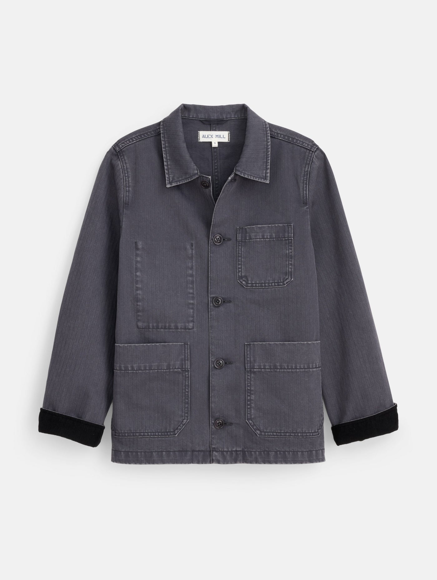 Britt Work Jacket In Herringbone