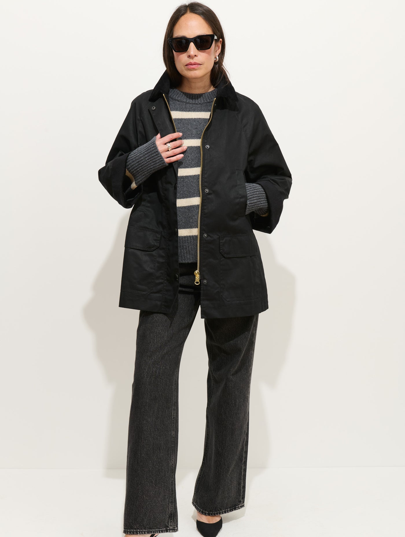 Chiltern Street Jacket In Waxed Cotton