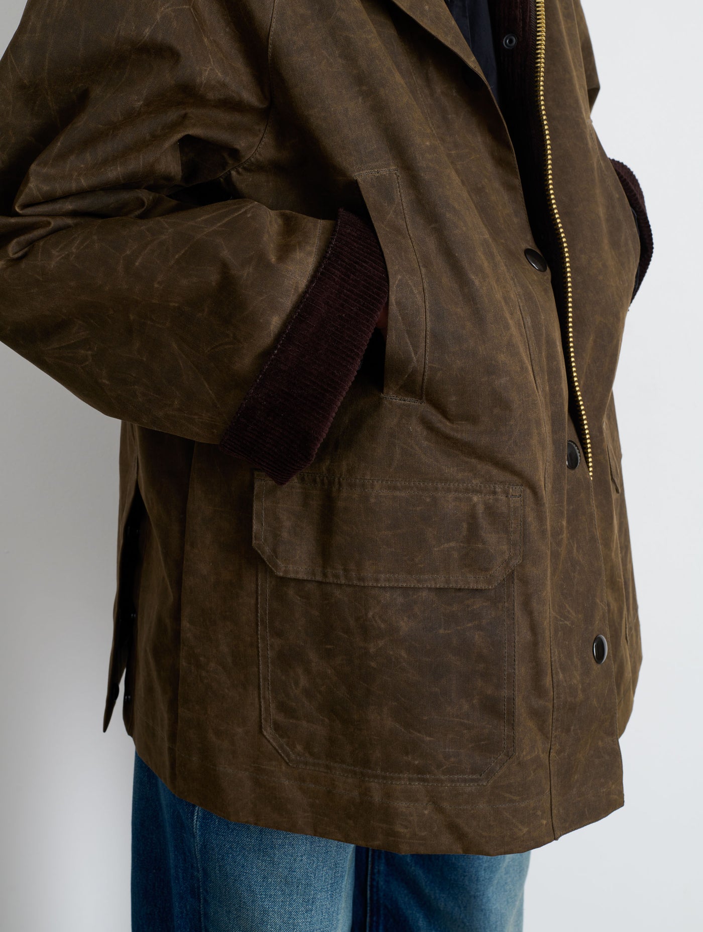 Chiltern Street Jacket In Waxed Cotton