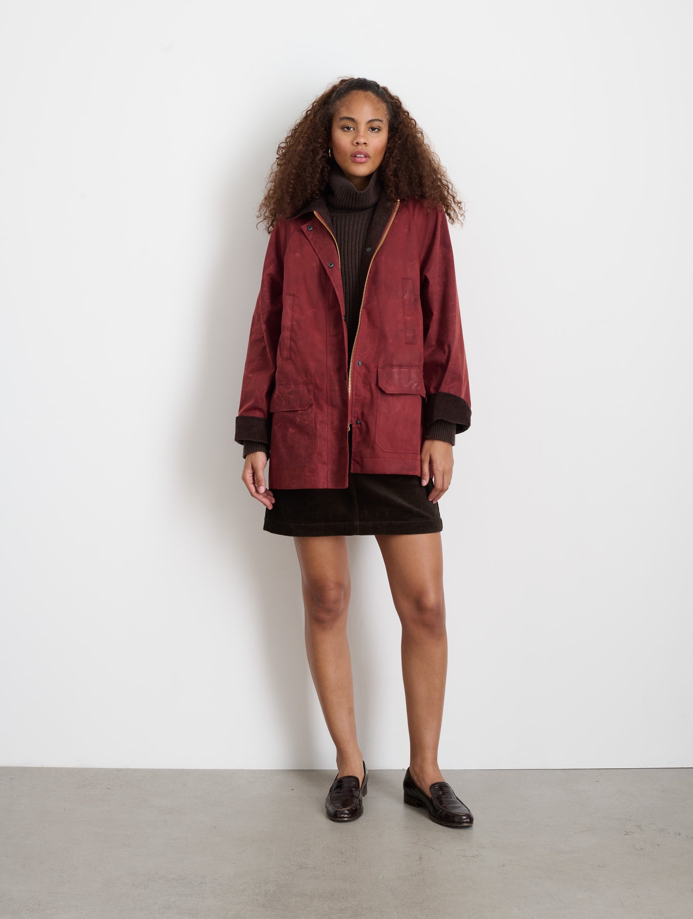 Chiltern Street Jacket In Waxed Cotton