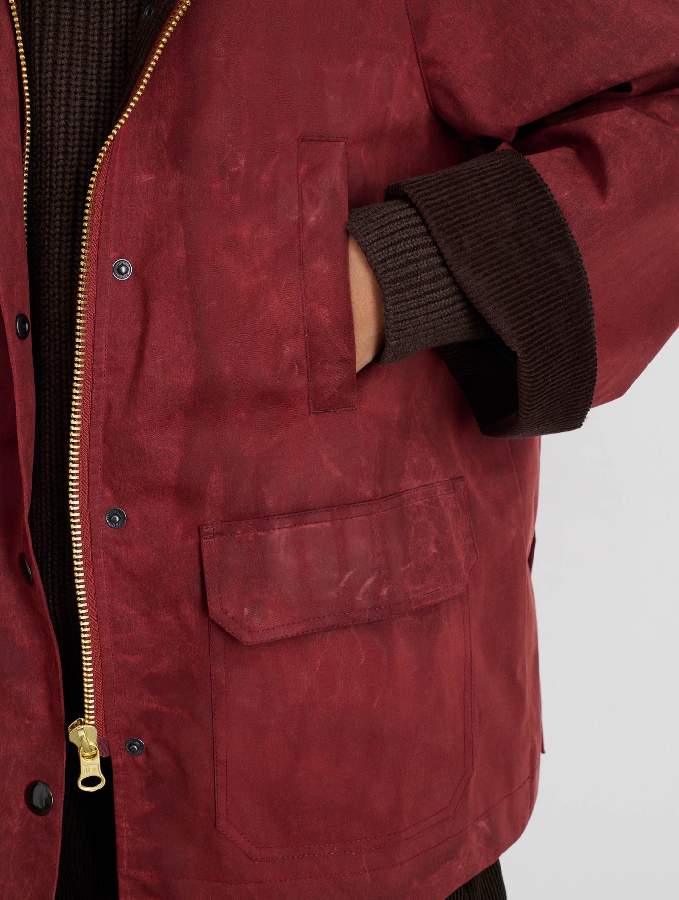 Chiltern Street Jacket In Waxed Cotton