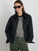 Kenzie Zip Jacket In Black
