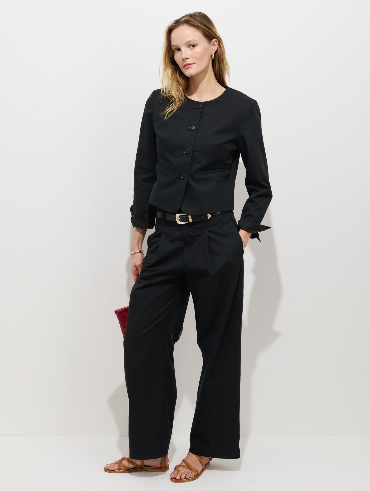 Soho Jacket In Cotton Linen