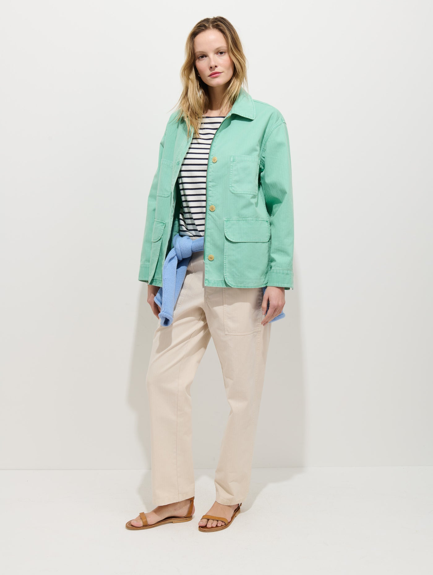 Painter Jacket In Herringbone