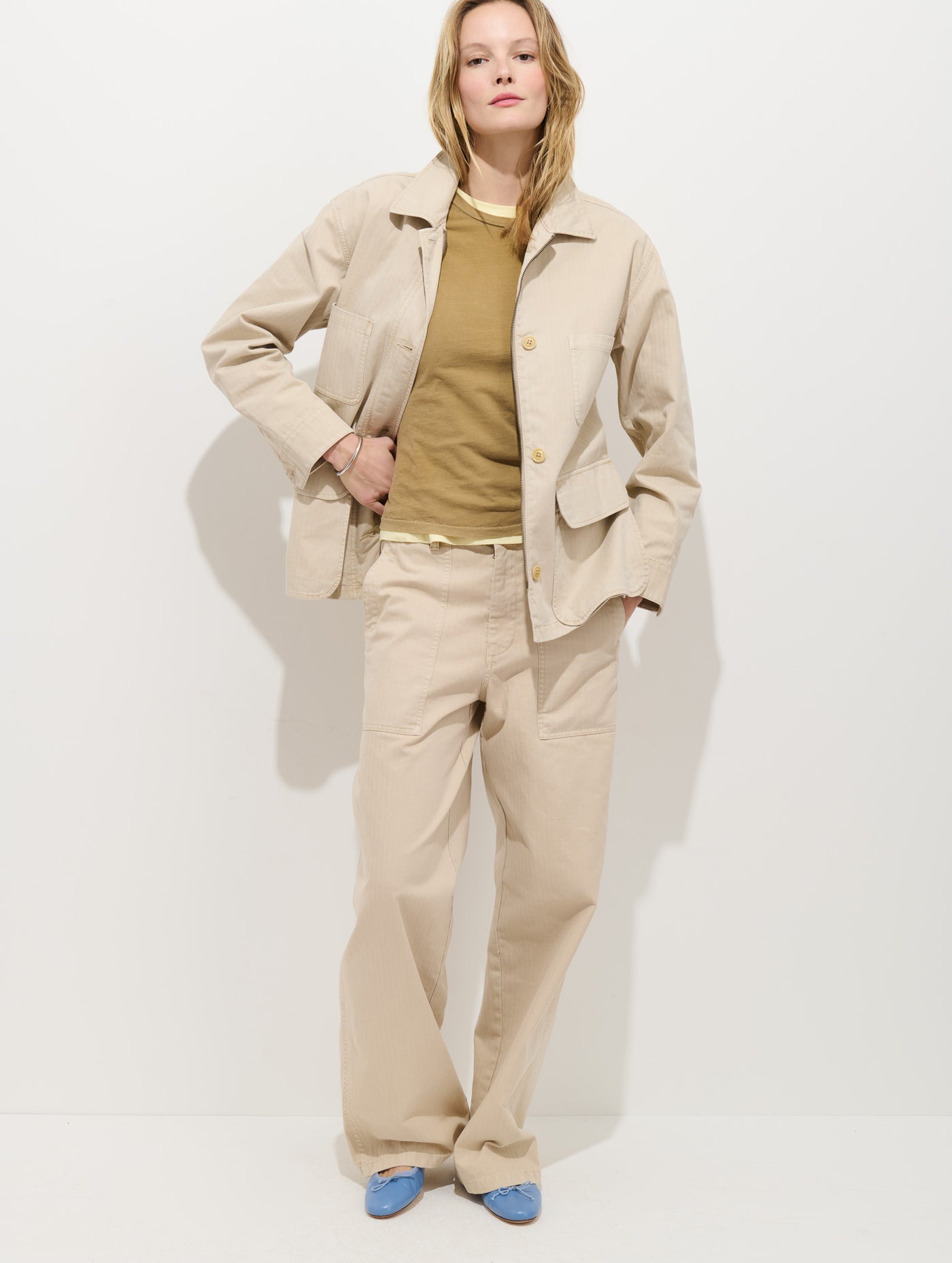 Annie Trouser in Herringbone