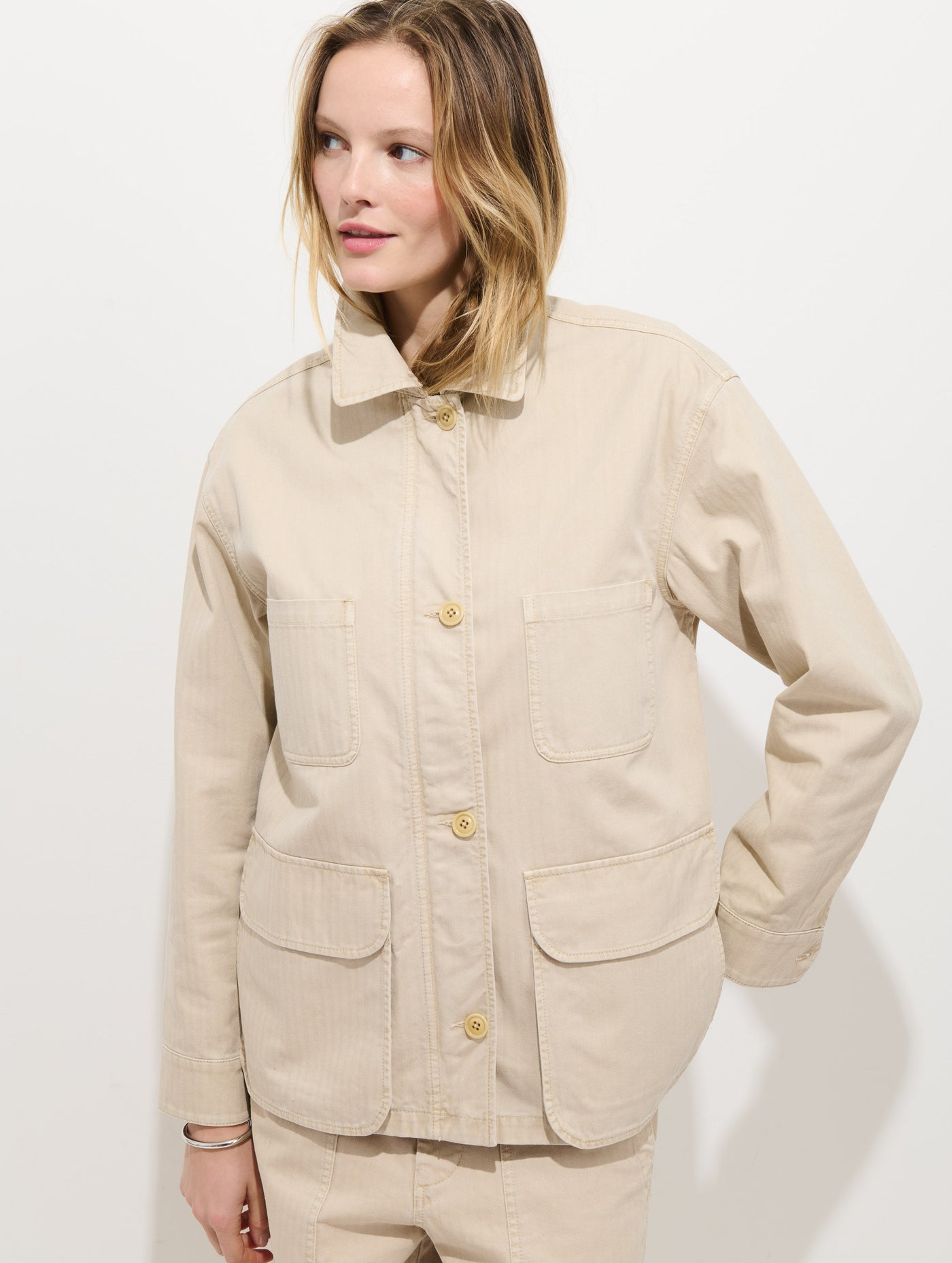 Painter Jacket In Herringbone