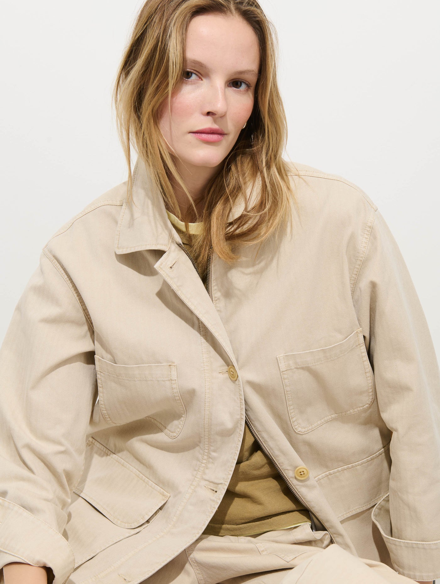 Painter Jacket In Herringbone