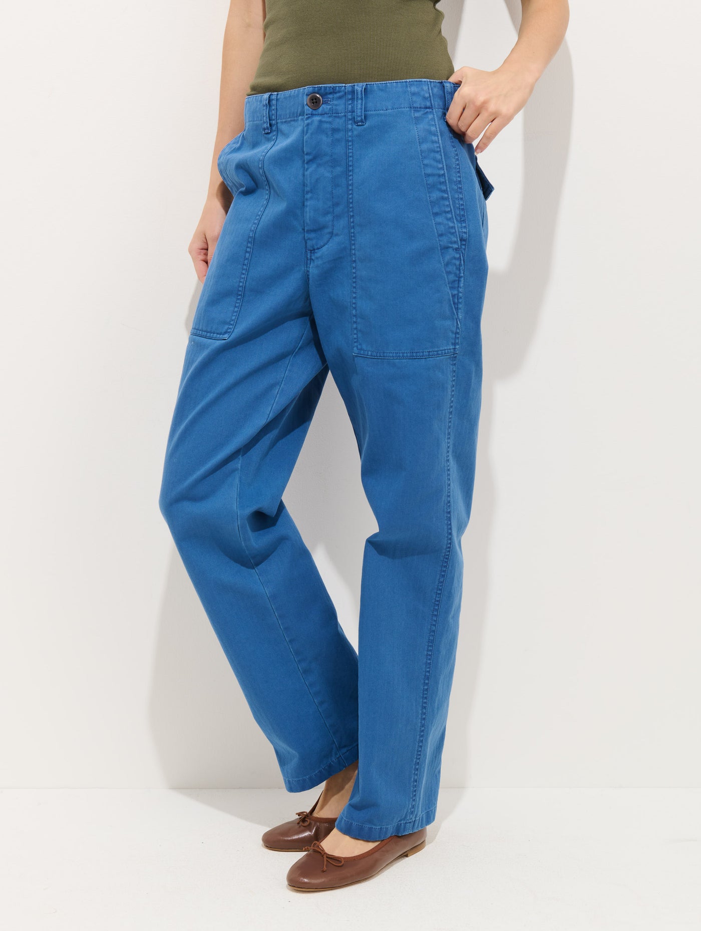 Neil Pant In Herringbone