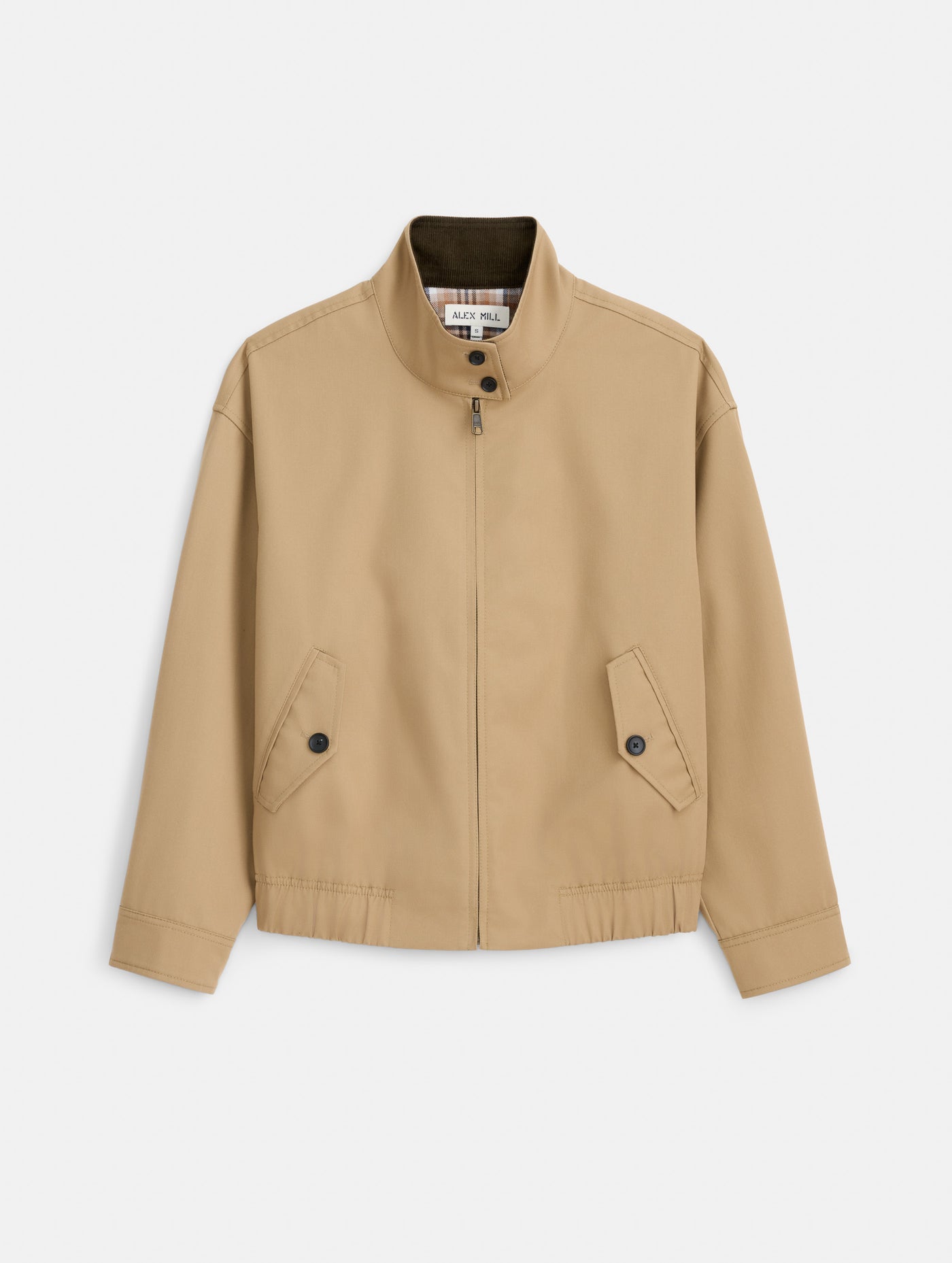 Brighton Zip Jacket in Twill Gabardine