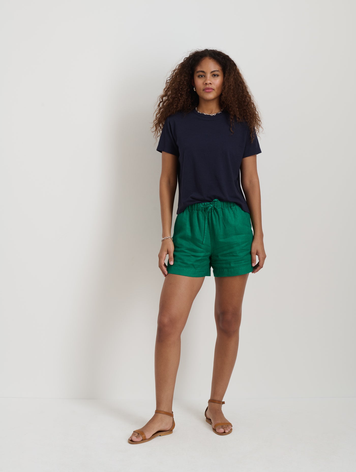 Garcon Tee In Linen Cotton