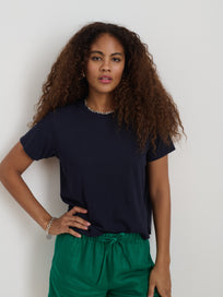 Garcon Tee In Linen Cotton