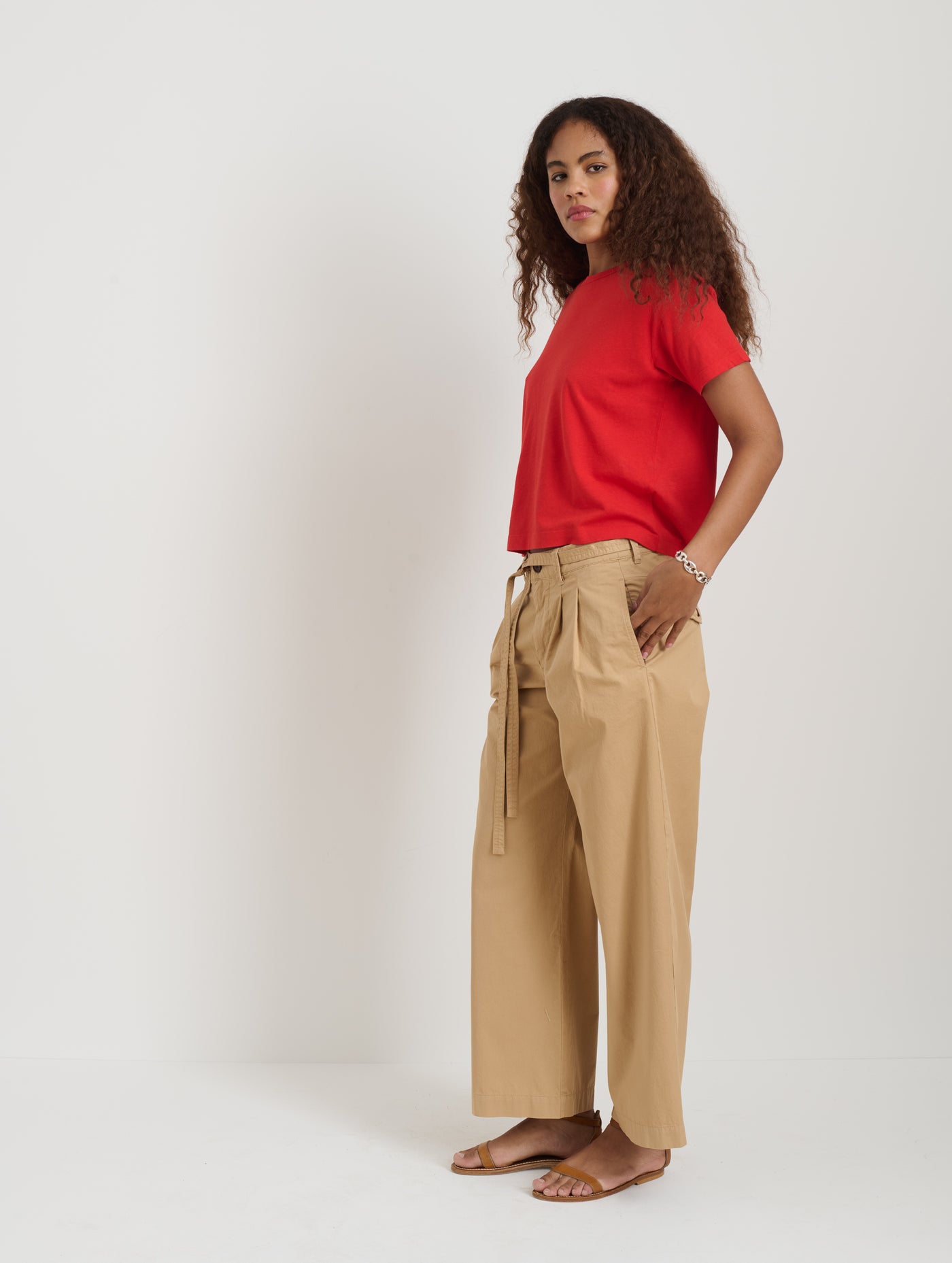 Garcon Tee In Linen Cotton