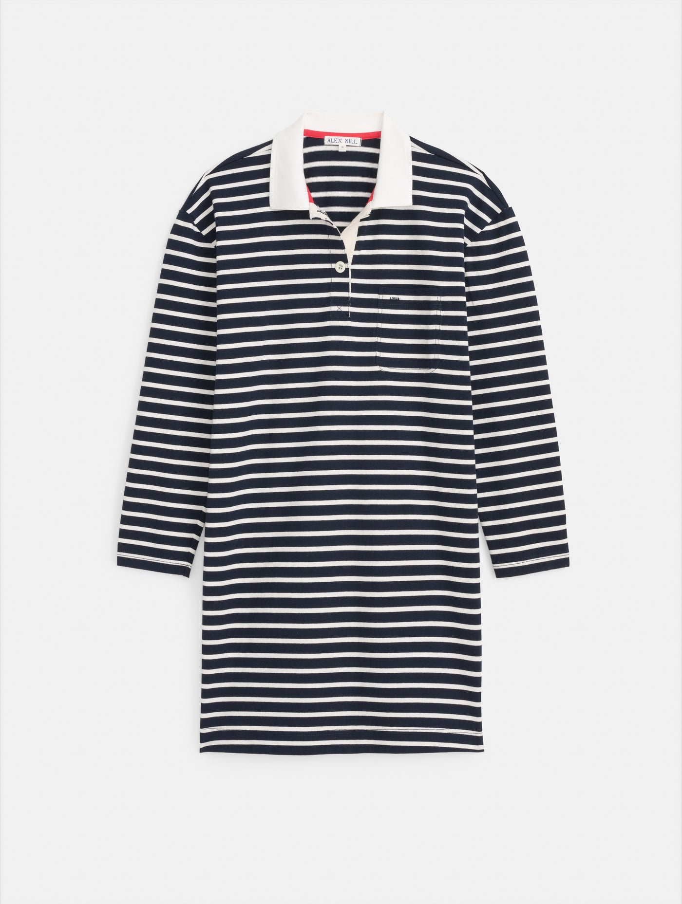 Lizzy Rugby Stripe Dress In Cotton Jersey