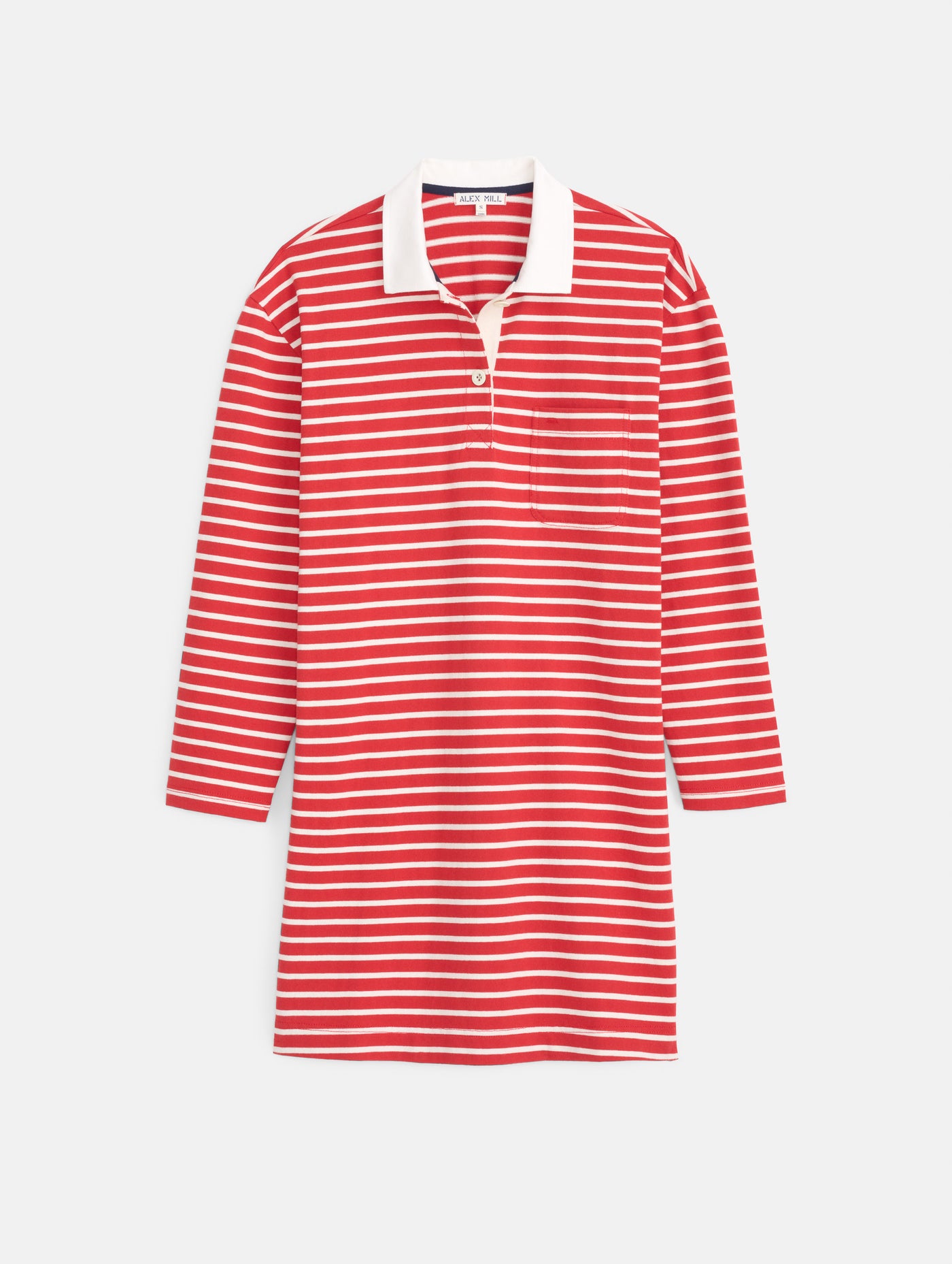 Lizzy Rugby Stripe Dress In Cotton Jersey