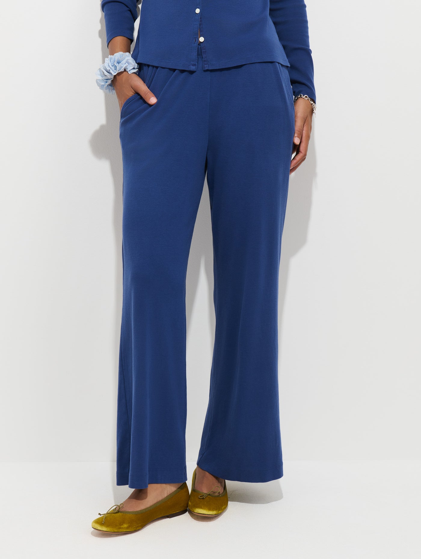 Scout Pull On Pant in Cotton Rib