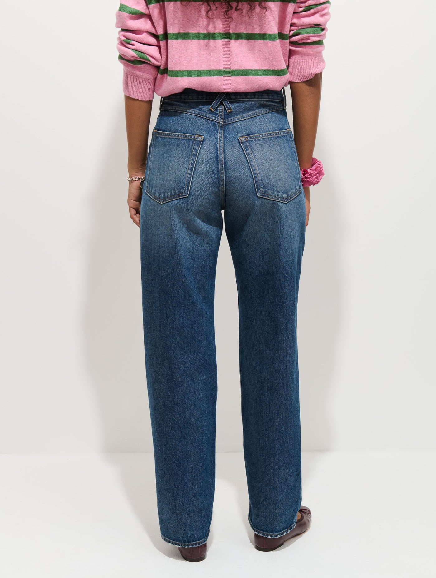 Violet Mid Rise Relaxed Jean