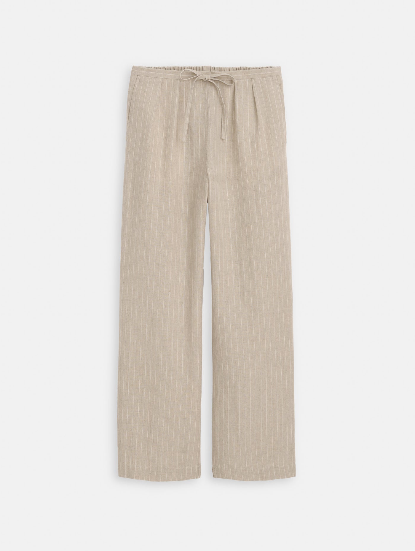Hudson Pinstripe Pant In Linen