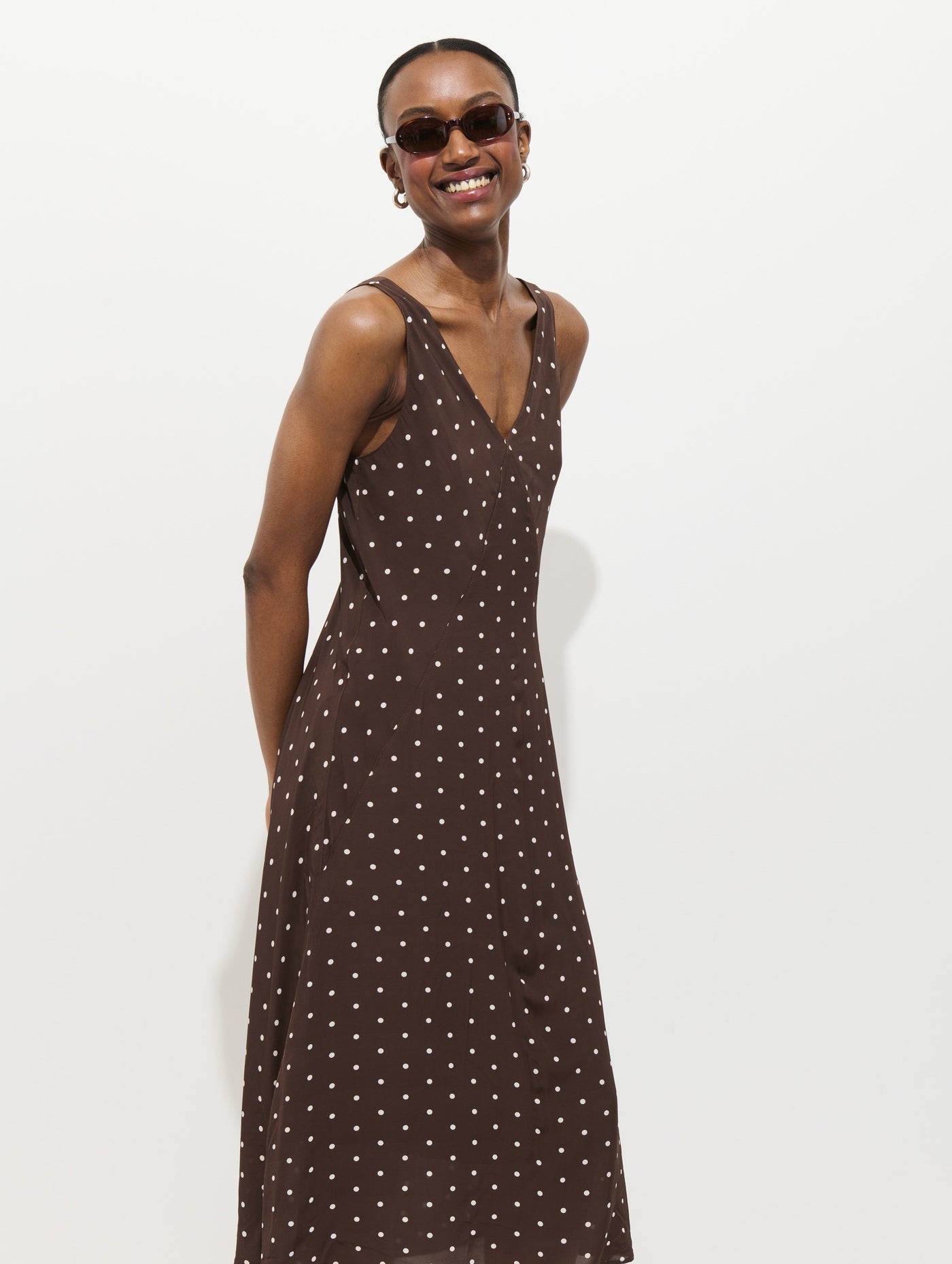 Flora Dress In Polka Dot