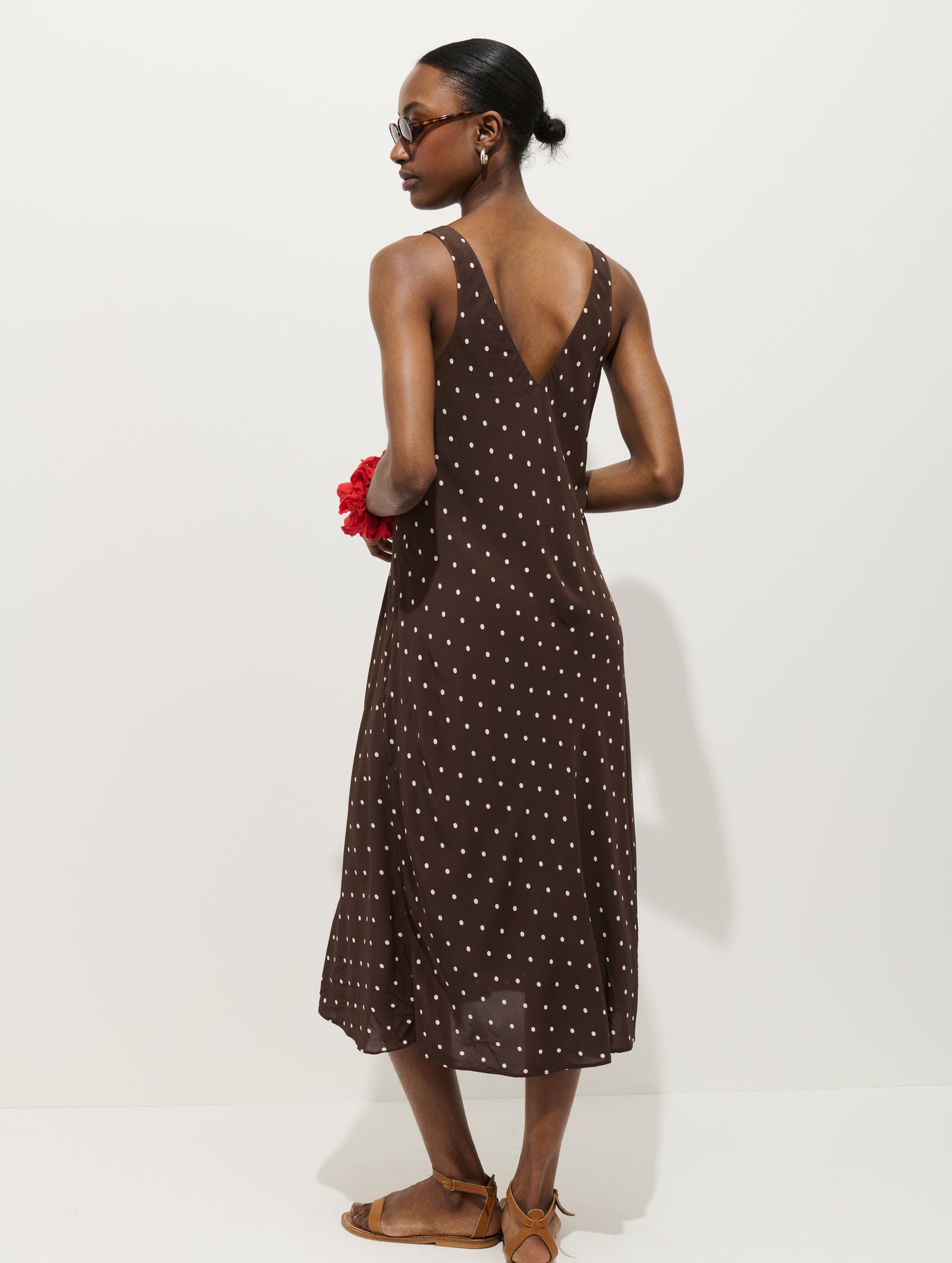 Flora Dress In Polka Dot
