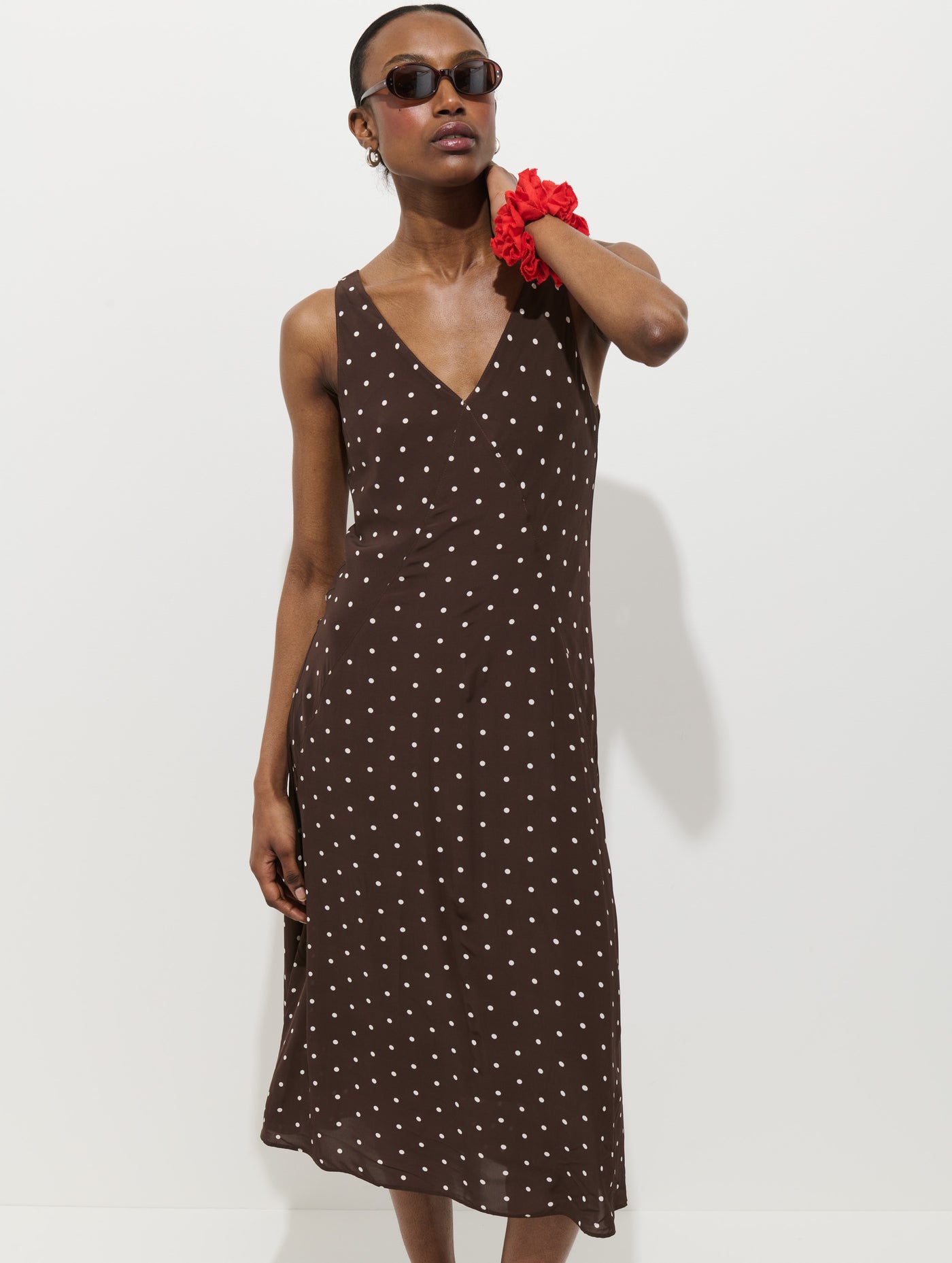 Flora Dress In Polka Dot