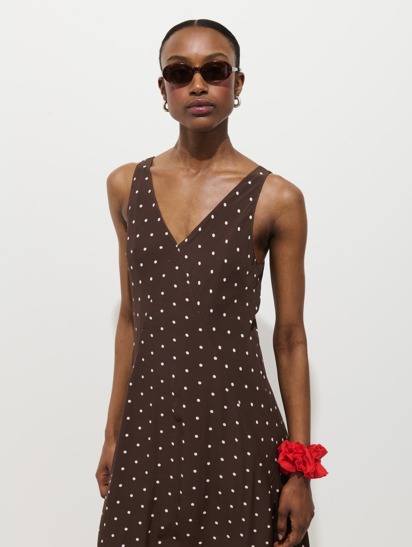 Flora Dress In Polka Dot