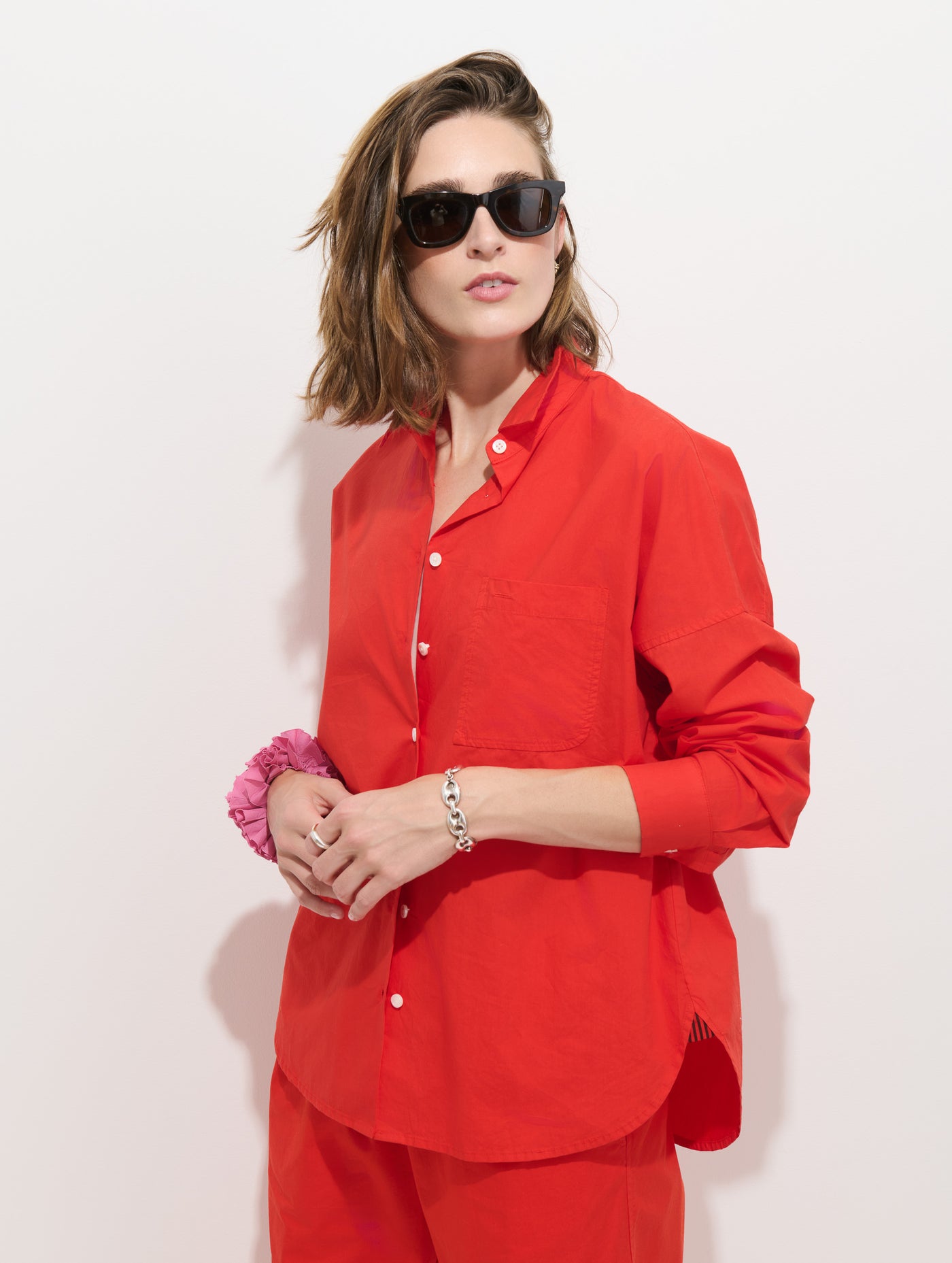 Jo Shirt In Cotton Poplin