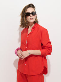 Jo Shirt In Cotton Poplin