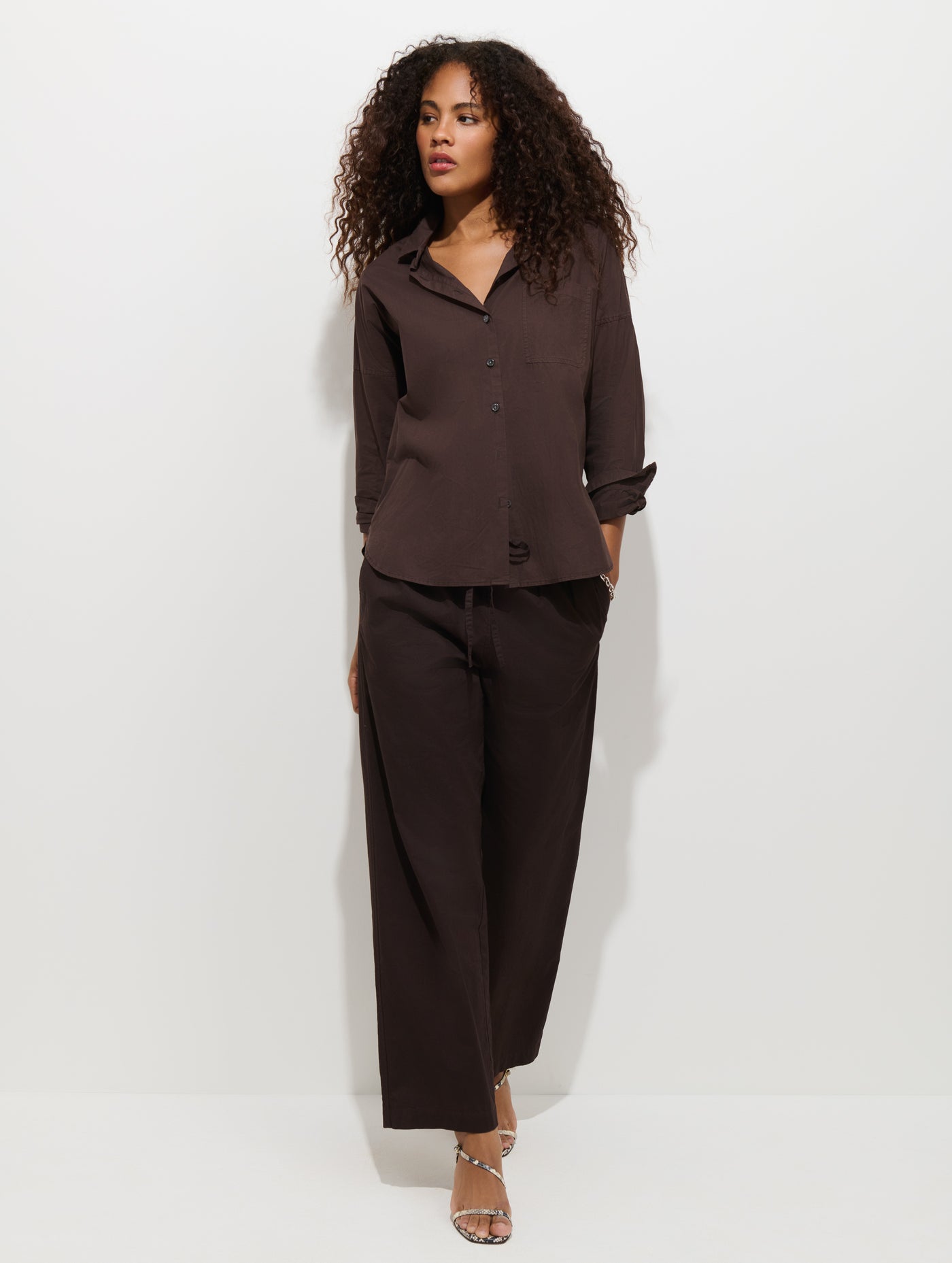 Jo Shirt In Cotton Poplin