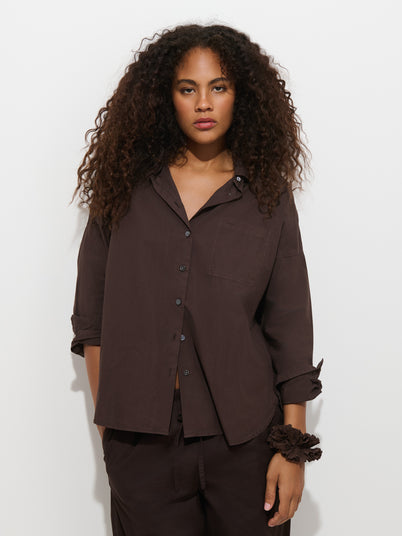 Jo Shirt In Cotton Poplin