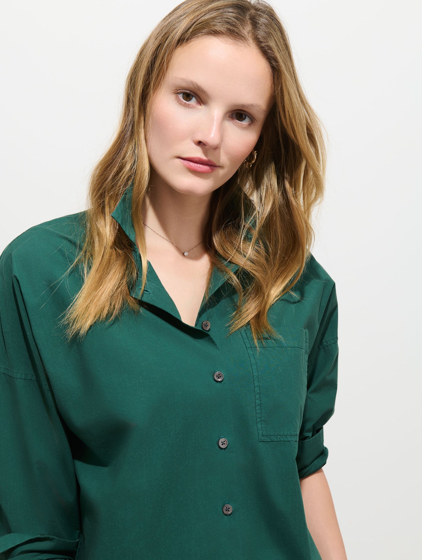 Jo Shirt In Cotton Poplin