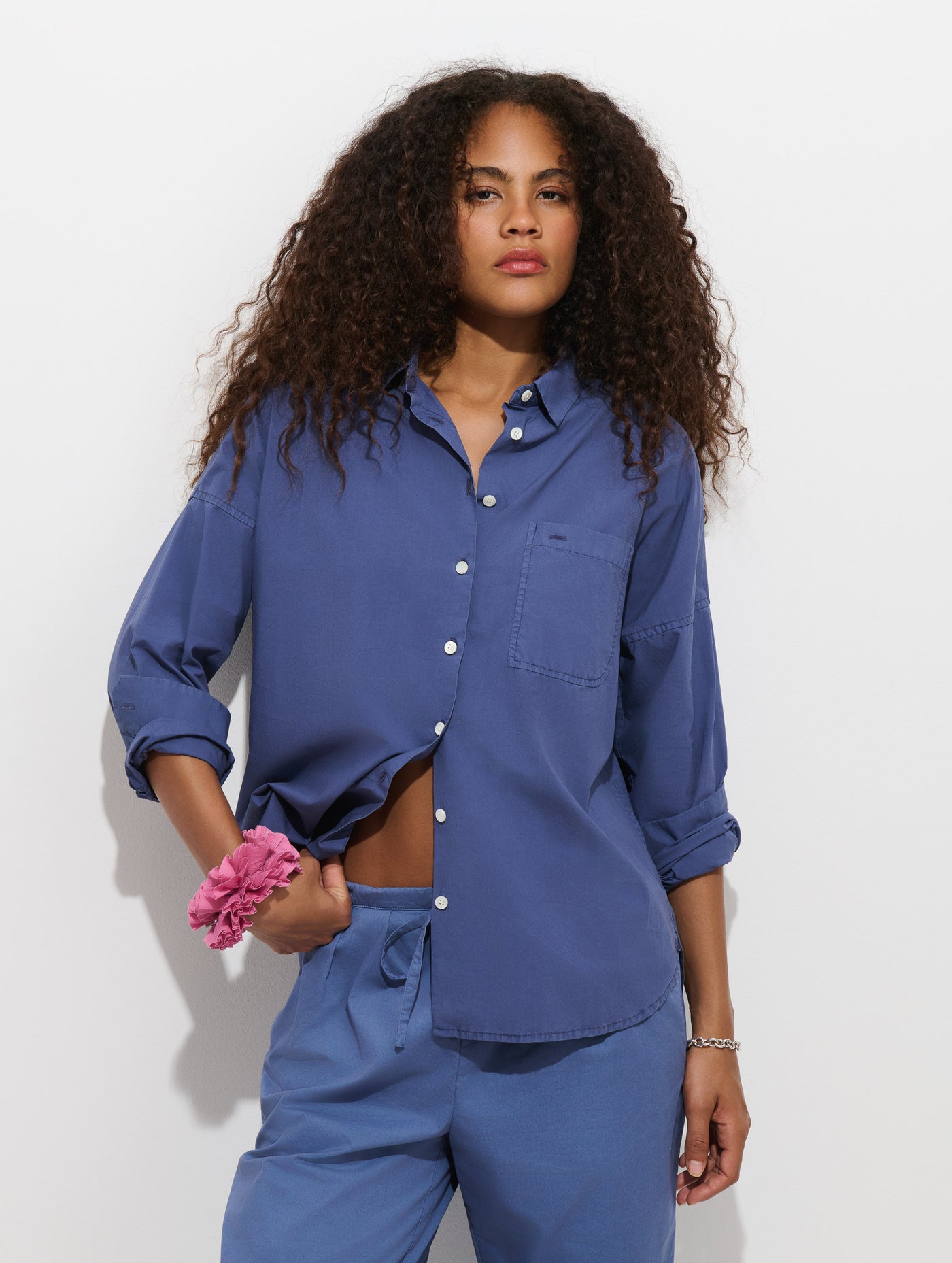 Jo Shirt In Cotton Poplin