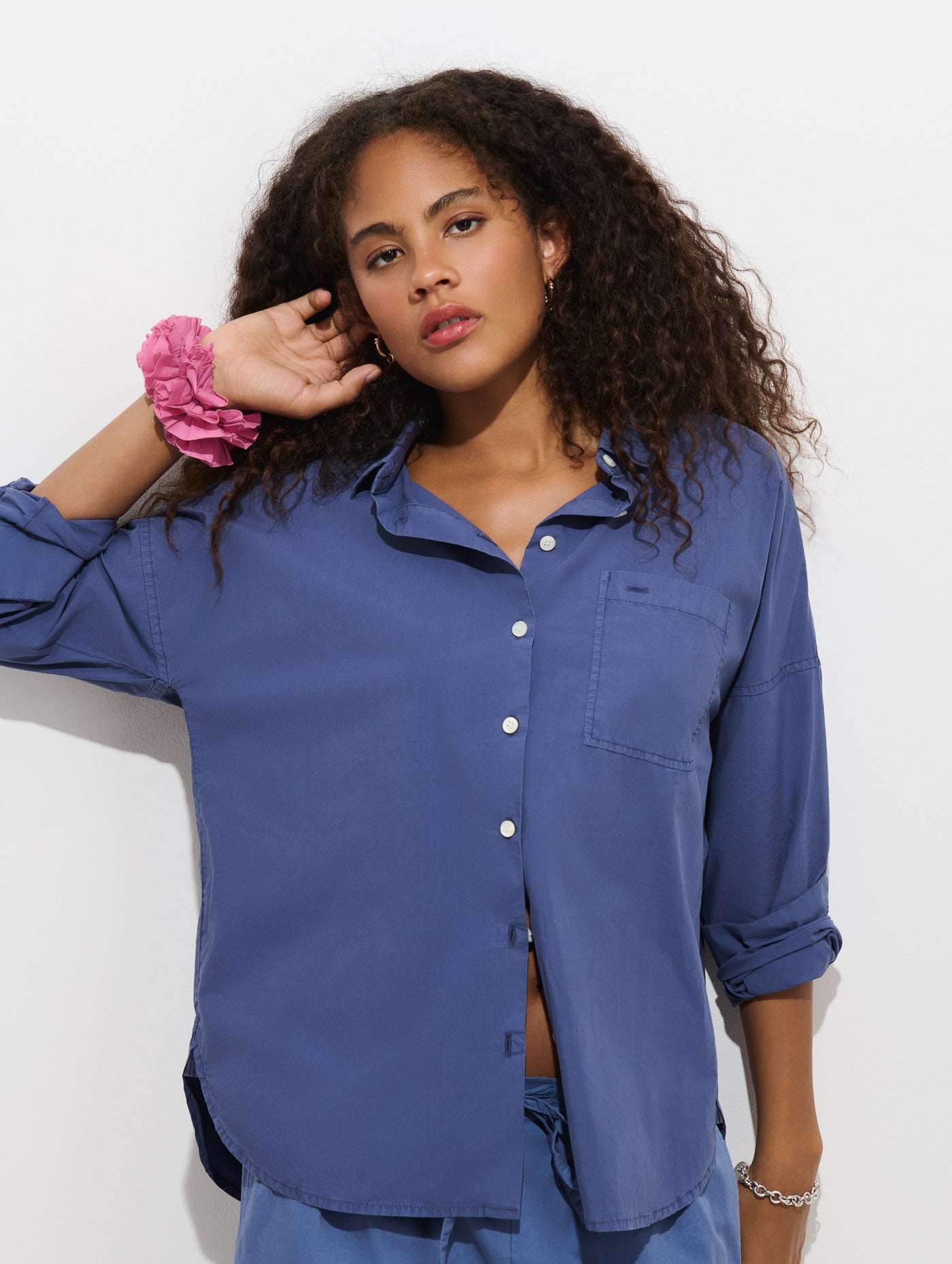 Jo Shirt In Cotton Poplin